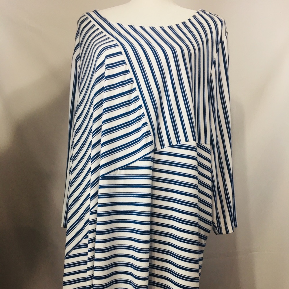 Jessica London blue striped plus size 26/28